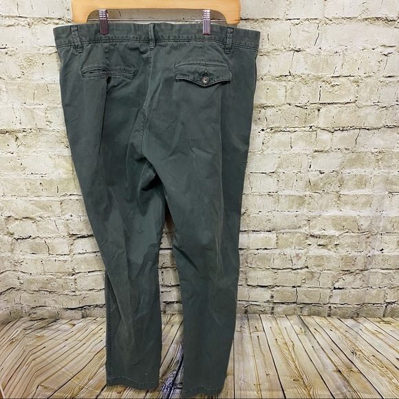 Fossil Green Fletcher Modern Fit Chino Pants - Picture 3 of 5